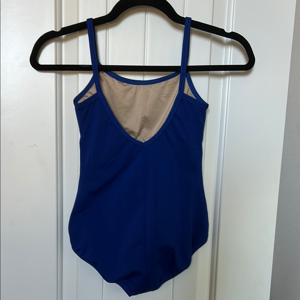 Blue One-Piece Kids Leotard - Picture 2 of 3
